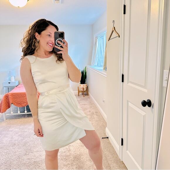 Tuckernuck Dresses & Skirts - NWT Tuckernuck DREW Cream Silver Mini Dress 8